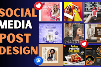 be professional social media post design for your brand