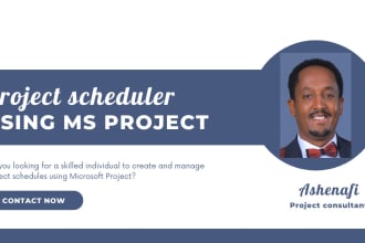 do construction planning and scheduling using ms project