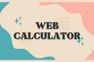 create any web calculator for wordpress or any website