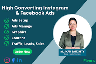 be your facebook ad manager for lead generation and sales