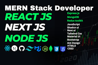 create responsive websites using react next js nodejs tailwind CSS and shadcn UI