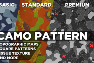 create custom camouflage texture