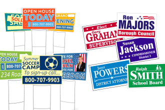 design  yard signs, street signs, signage, billboards