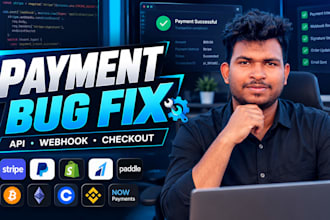fix payment gateway bugs and API integration issues