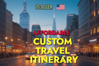 create a custom travel itinerary for you