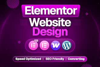 design and develop wordpress elementor pro website