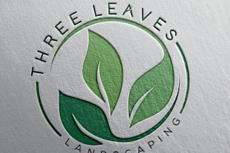 make unique agriculture farm lawn care landscape logo design