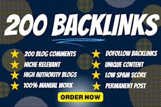 provide dofollow comment backlinks from niche relevant blogs