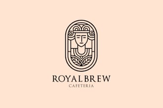 design minimalist line art feminine vintage hand drawn logo design