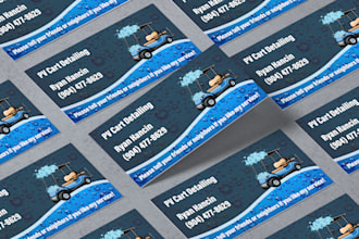 a custom review or business card