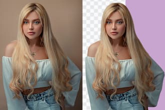 crop person to edit photos portrait model change background
