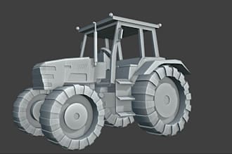design 3d props, and objects for games in blender