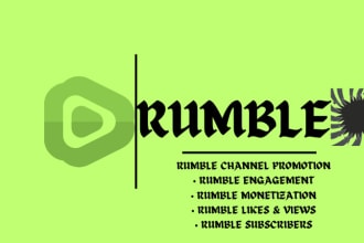 do USA rumble channel promotion shoutout rumble video skyrocket rumble follower