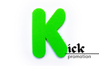 do organic kick promotion to get real followers, viewers and chatters