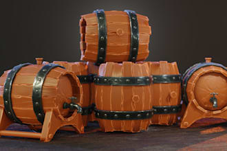 create stylized asstes for your games and 3d animation