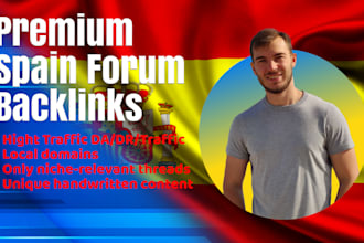 do spanish forum backlinks with manually posting