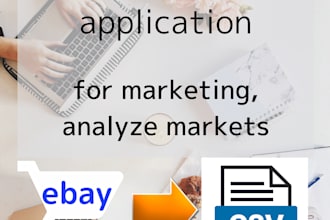 create ebay web scraping application