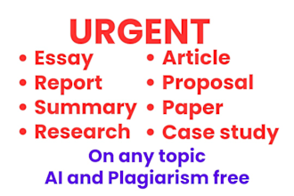 do case study analysis, report, assignment, apa paper, research summary writing