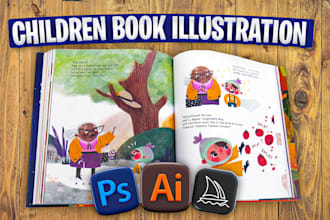 draw awesome children story book, illustration,cover,ai,midjourney