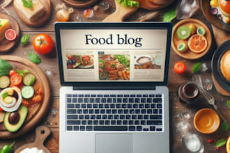 write food article and blog for you