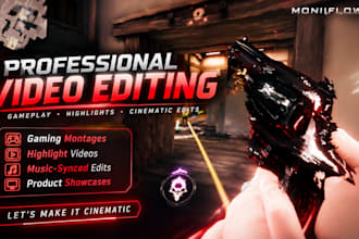 edit professional valorant, cs2 and cod gaming montages