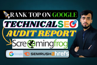 do screaming frog technical SEO audit report and fix all technical issues
