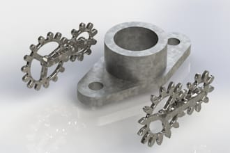 design 3d modeling engineering products for 3d printing on solidworks