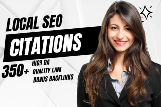 do 350 USA local citations USA local seo directory submission