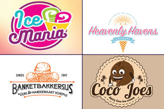 make a unique bakery, sweets, or ice cream logo