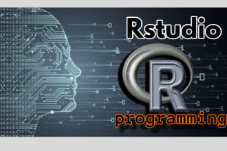 do data analysis using r programming, rstudio and python
