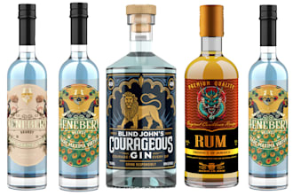 do label,logo for vodka,gin, whiskey,wine,mead,rum, tequila,mead,bottle, spirit