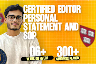 deeply edit your personal statement and statement of purpose