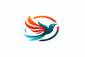 do flying bird logo design for your business page
