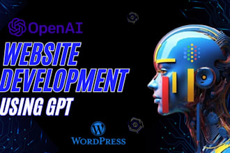 develop chatgpt openai wordpress website using gpt3 api key, chatgpt api, chatbo