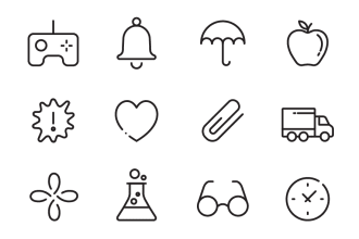 design vector line icons