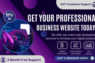 design and develop clean and modern business website