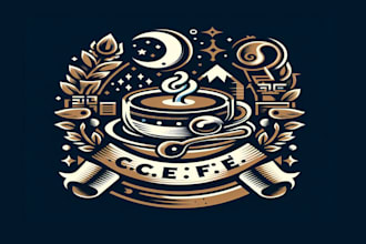 do design wonderful cofe logo with unlimited revision