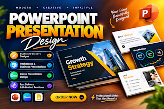 redesign business powerpoint pitch deck design powerpoint presentation slides