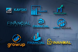 design accounting credit repair tax consulting finance business consulting logo