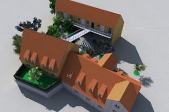 do structural plan, 3d model, floor plan, elevation, sections by allplan, revit