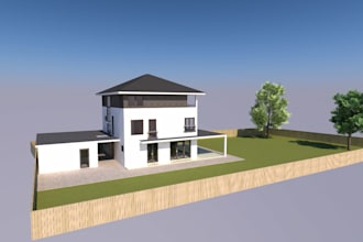 do structural plan, 3d model, floor plan, elevation, sections by allplan, revit