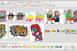 quickly digitize any custom embroidery design within 1 hour