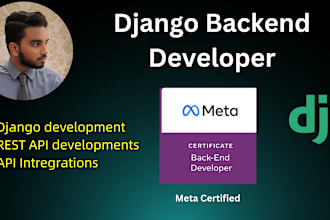 develop a robust django backend for your application