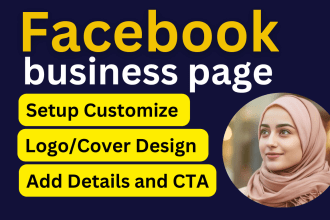 create and setup facebook business page and fan page