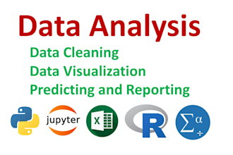 do statistical data analysis, r studio ,excel r programming