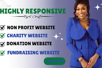 nonprofit website for charity, donation, fundraising, 501c3 crowdfunding and ngo