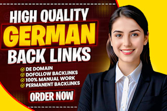 make german backlinks monthly off page SEO service for website ranking
