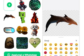 make sticker design for whatsapp and instagram