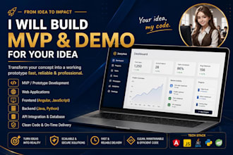 build an mvp, prototype, or demo for your startup idea