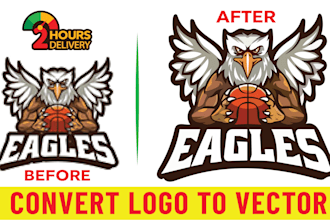 convert your logo into high resolution vector file